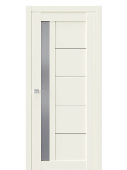 Межкомнатные двери WestStyle  RL 4 Emlayer Бежевый /Графит Сатинат ДО