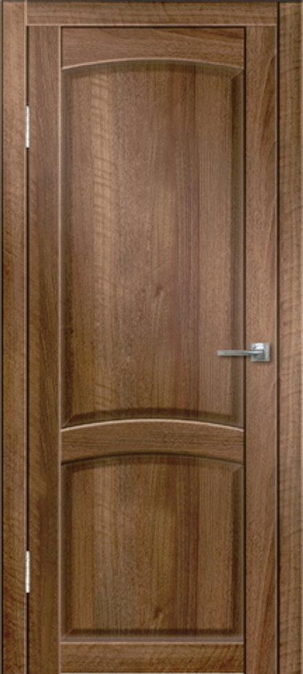 Межкомнатные двери ДВЕРНАЯ ЛИНИЯ "РУМБА" Орех тиснёный ДГ
