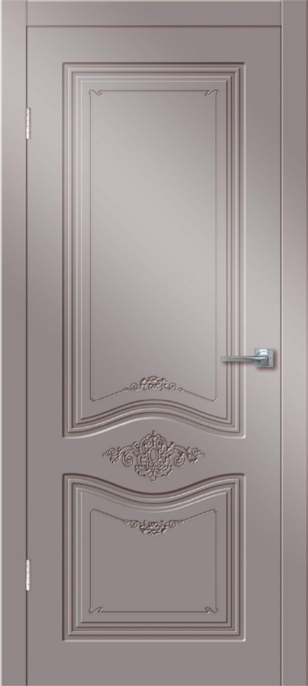Межкомнатные двери ДВЕРНАЯ ЛИНИЯ &quot;Сицилия&quot; Soft Серый бархат (ДГ)