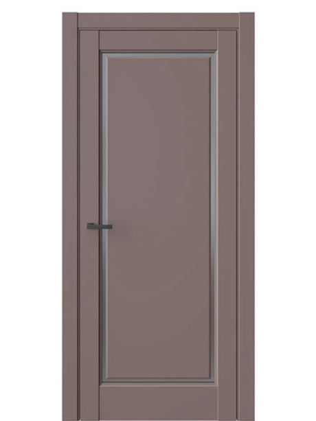 Двери WestStyle  LVT 1 Милкшейк/ Графит Сатинат ДО