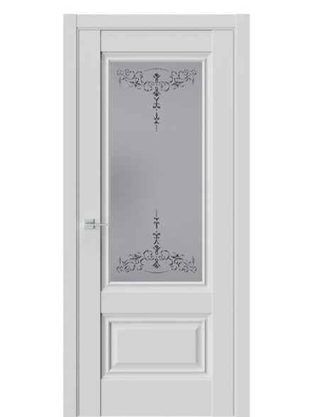 Двери WestStyle  "Ch 8"  Emlayer серый/ графит сатинат ДО