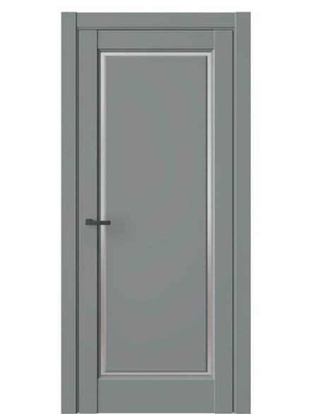 Двери WestStyle  LVT 1 Морская Галька/ Белое Сатинат ДО