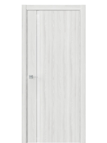 Двери WestStyle  "IN 36" Клен Айс /Аляска Lacobel /алюм.кромка  ДО