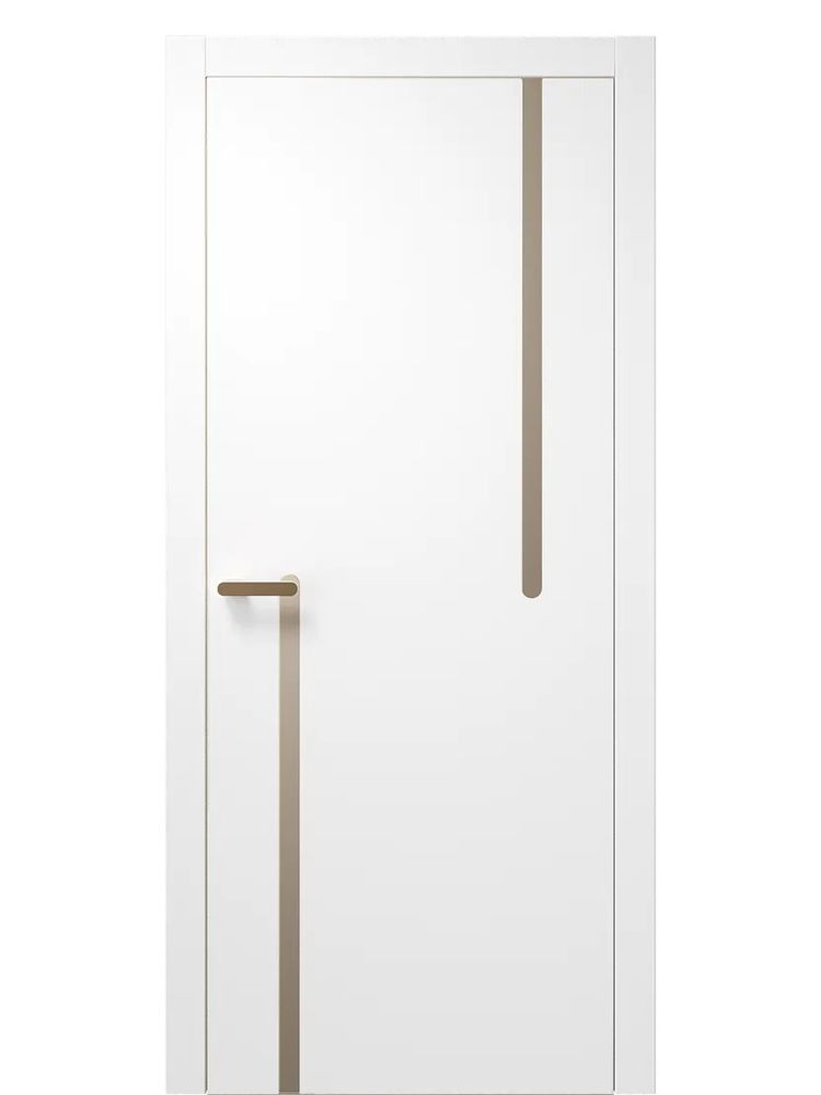 Двери WestStyle "IN М2" Меринос Белый /молдинг /алюм.кромка ДГ Двери WestStyle "IN М2" Меринос Белый /молдинг /алюм.кромка ДГ