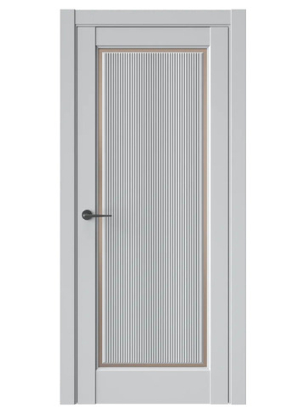 Двери WestStyle  LVT 1 FL Агатовое Сияние/ Бронза Сатинат ДО