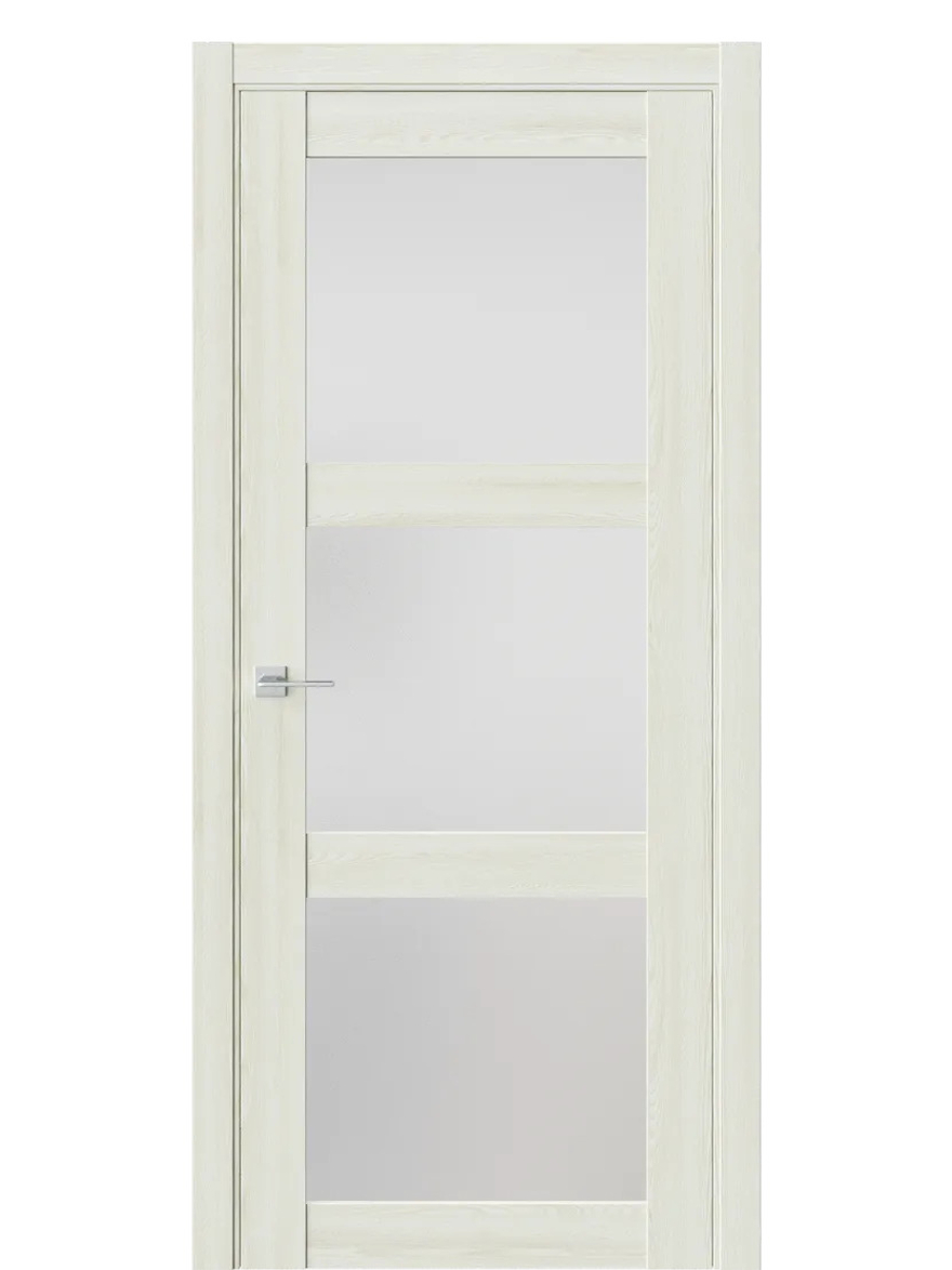 Двери WestStyle  NR6  Клён Крем /Белое Сатинат ДО