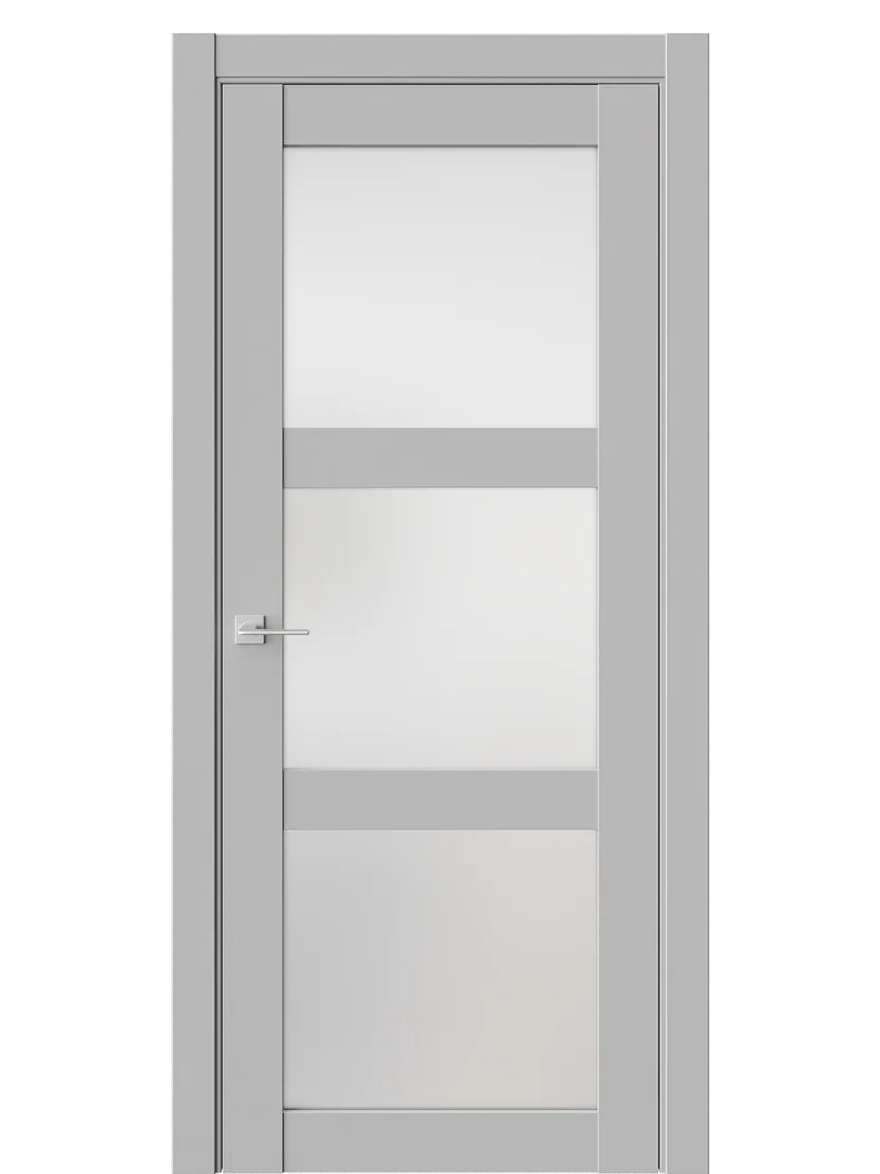 Двери WestStyle  NR6  Макиато /Белое Сатинат ДО