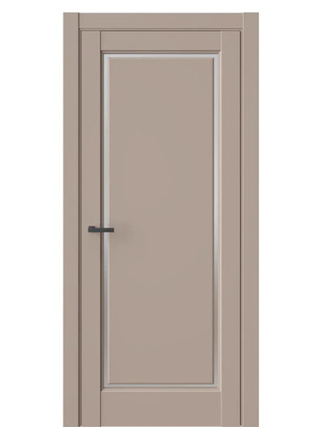 Двери WestStyle  LVT 1 Гляссе/ Белое Сатинат ДО