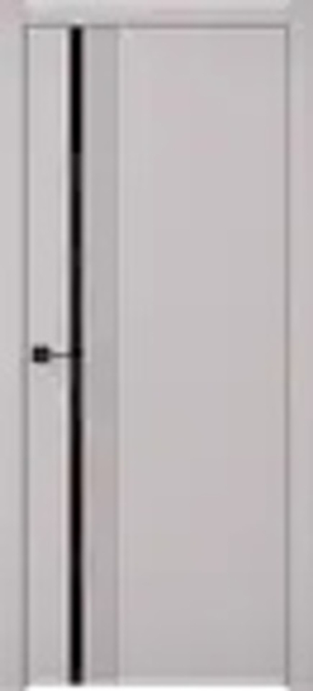 Двери Universe "Zeta Modern 4" (ДГО) черное стекло