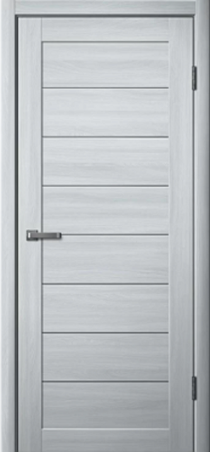 Межкомнатные двери La stella 242 Ясень пепельный/Сатин (ДО)