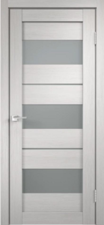 Межкомнатные двери VELLDORIS "Duplex" 12 Дуб белый стекло Matelux ДО