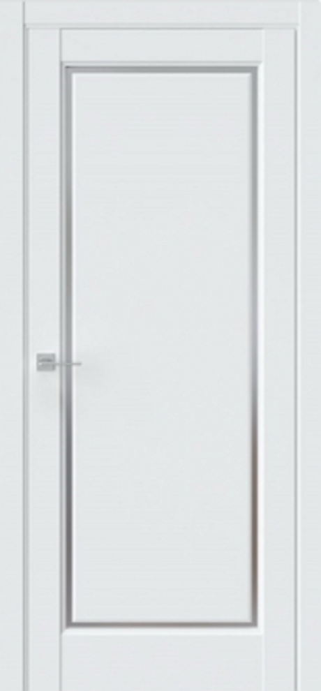 Межкомнатные двери WestStyle "LVT1" Белый EmLayer/Белое сатинат (ДО)