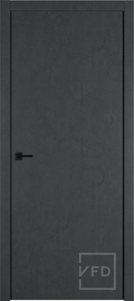 Межкомнатные двери ВФД "URBAN Z" Jet Loft /Black Edge (Алюминиевая кромка) ДГ