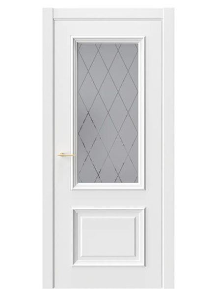 Двери WestStyle  "Брюгге 4" RAL Тон белый графит сатин ДО