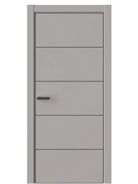 Двери WestStyle  "IN 27" Макиато /алюм.кромка  ДГ