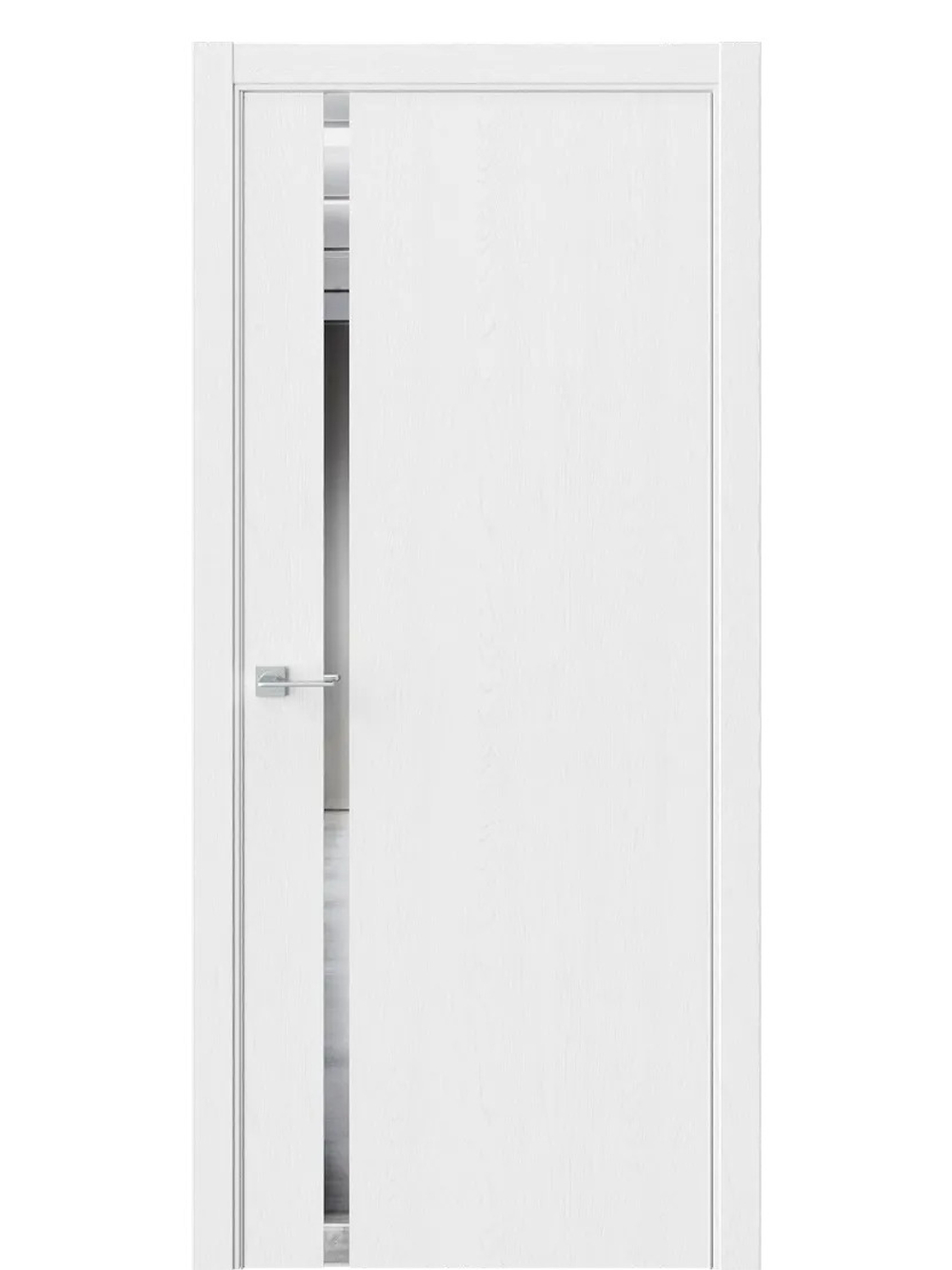 Двери WestStyle  "IN 36" Дуб Винта /Зеркало /алюм.кромка ДО