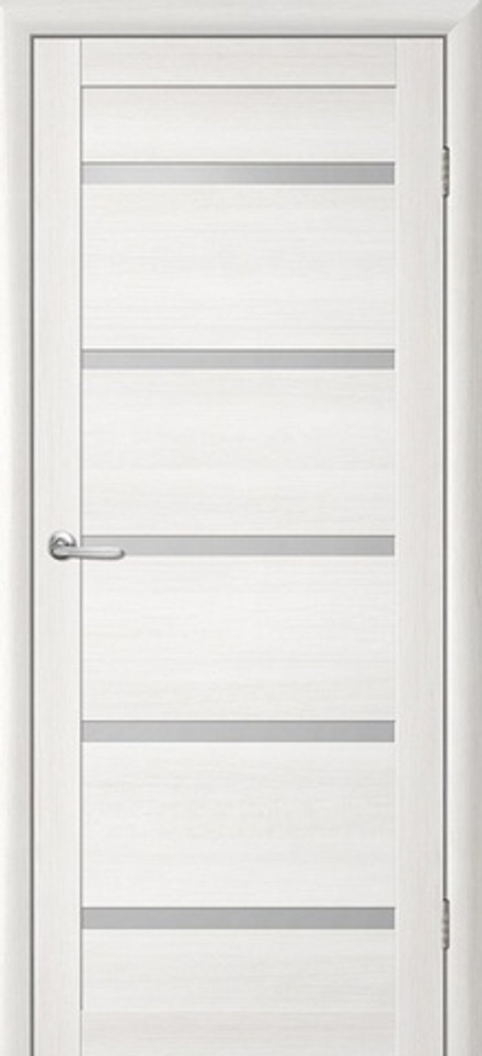 Межкомнатные двери АРГУС "Александра" (ДО) Белая лиственница/Сатин