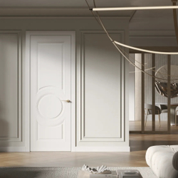 Межкомнатные двери WestStyle OB9 RAL Тон Белый  ДГ