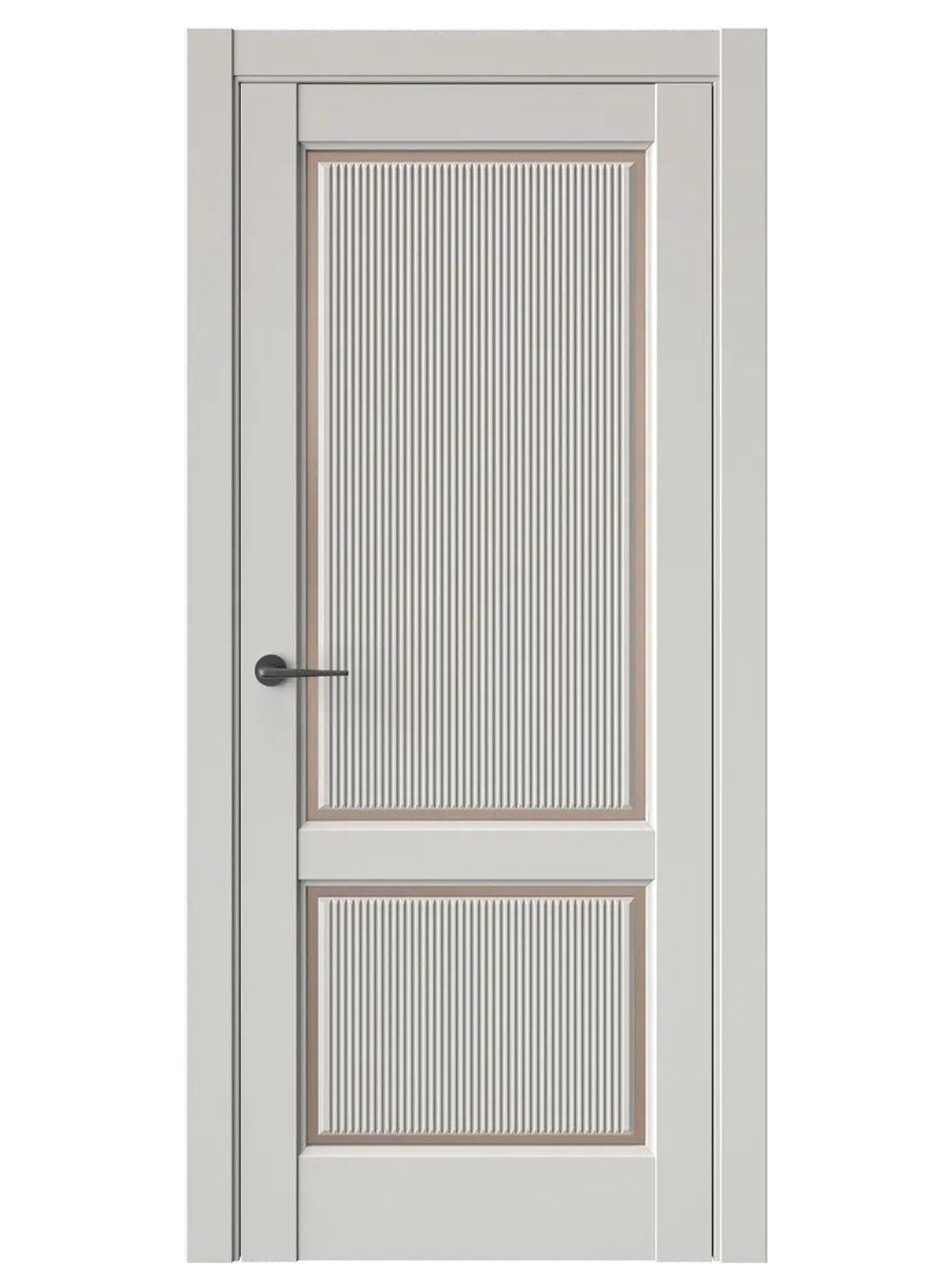 Двери WestStyle  LVT 3 FL Песчаный Рай/ Бронза Сатинат ДО