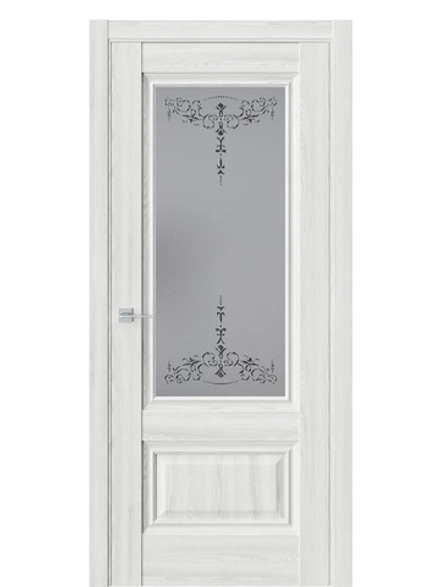 Двери WestStyle  "Ch 8"  Клен айс/ графит сатинат ДО