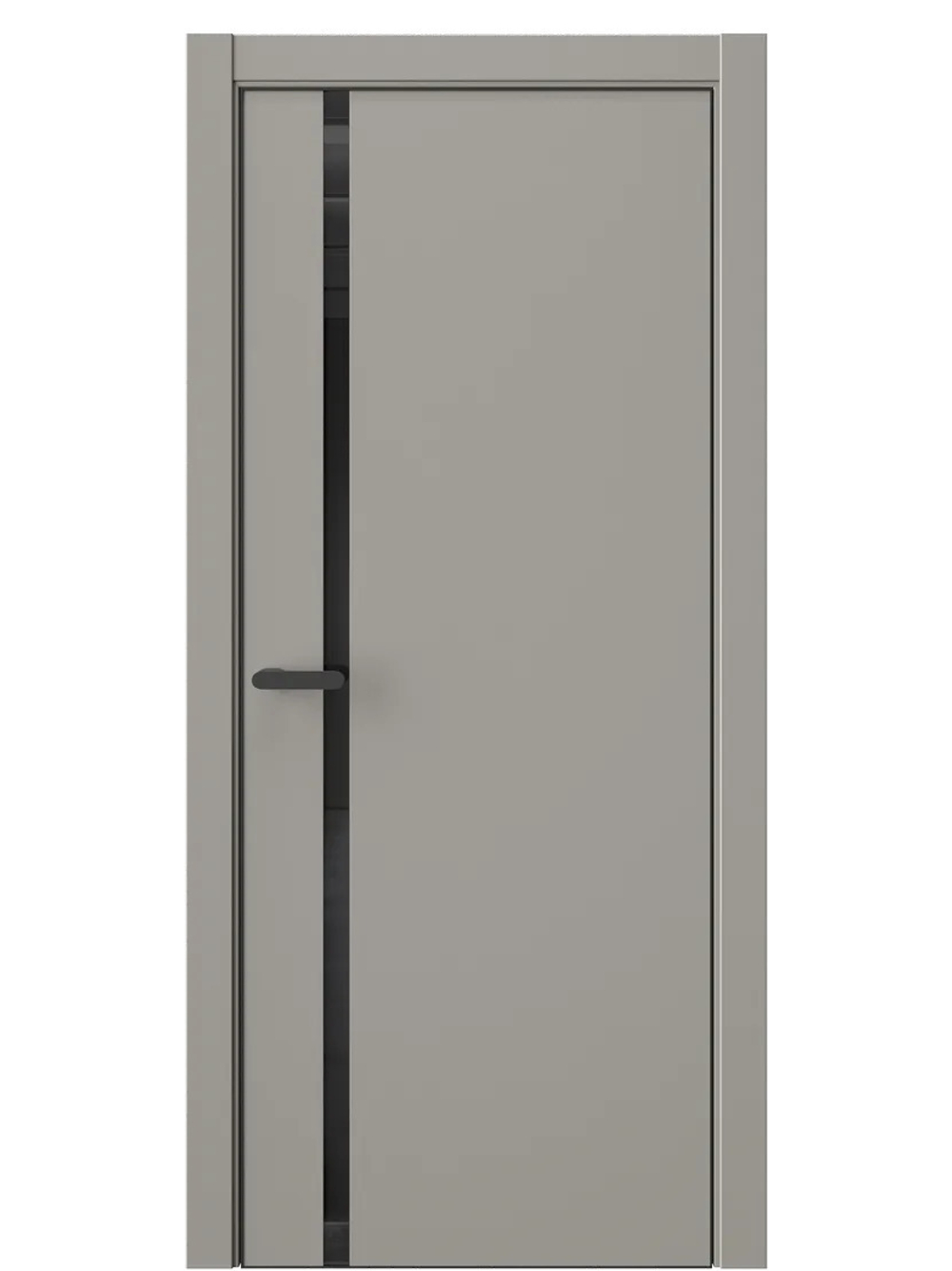 Двери WestStyle  "IN 36" Пустынное Золото /Чёрное Lacobel /алюм.кромка  ДО