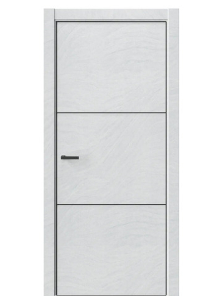 Двери WestStyle  "IN 26" Стоунлайн Лайт /алюм.кромка  ДГ