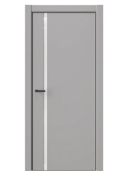 Двери WestStyle  "IN 36" Макиато /Аляска Lacobel /алюм.кромка  ДО