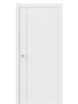 Двери WestStyle  "IN 36" Белое Дерево /Аляска Lacobel /алюм.кромка ДО