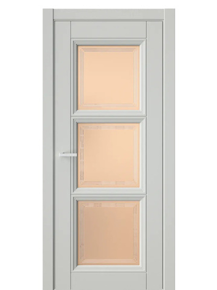 Двери WestStyle  Demiss 6  Серый / бронза сатинат ДО