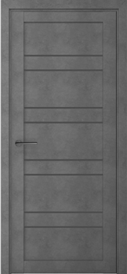 Межкомнатные двери ALBERO ДУБЛИН Бетон Темный/графит