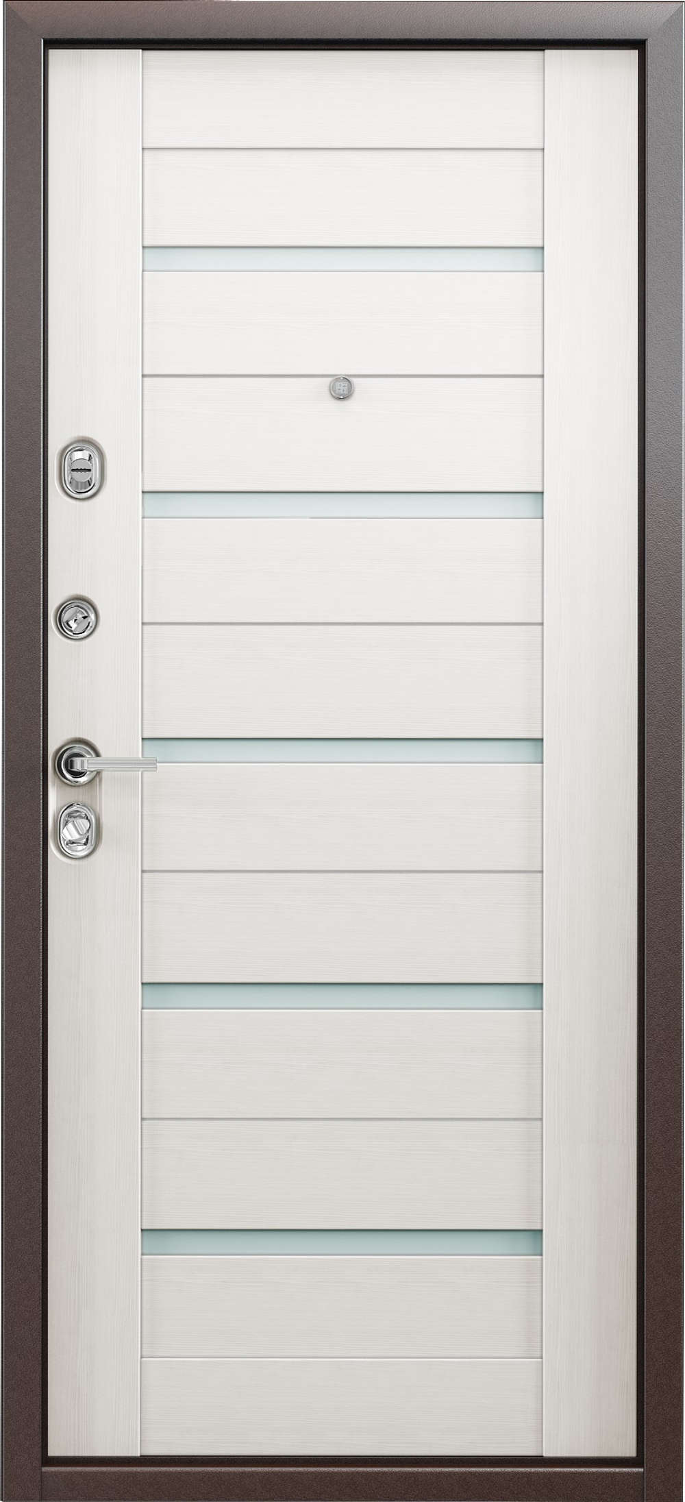 Сейф-дверь страж  "3к-techno" беленый дуб