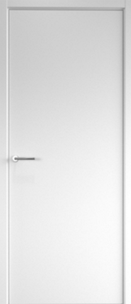 Межкомнатные двери ALBERO Стиль Флэт Эмаль (с врезкой под замок, но без замка) ДГ Белый