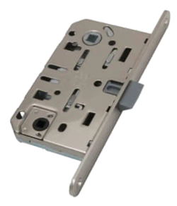 Замок под завертку agb mediana evolution цвет - матовый хром