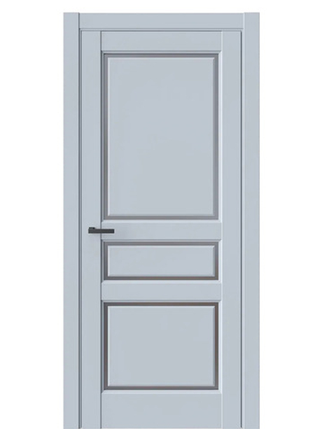 Двери WestStyle  LVT 5 Белая Ночь/ Графит Сатинат ДО