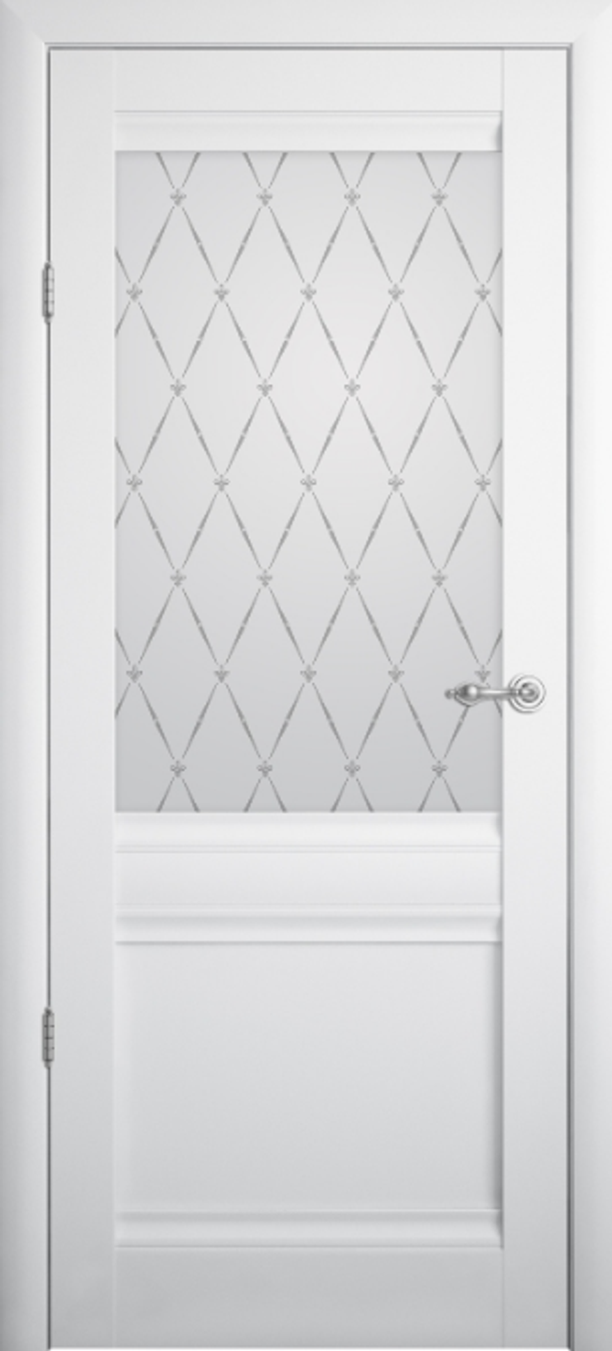 Межкомнатные двери ALBERO  "Рим" Платина (ДО) Мателюкс Гранд