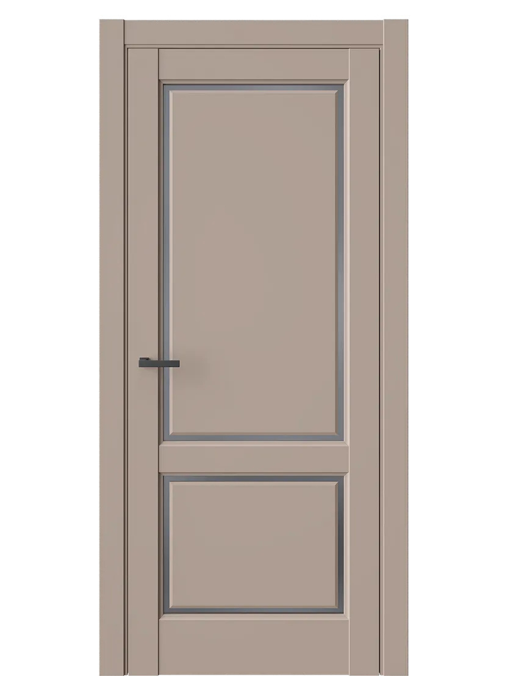 Двери WestStyle  LVT 3 Гляссе/ Графит Сатинат ДО