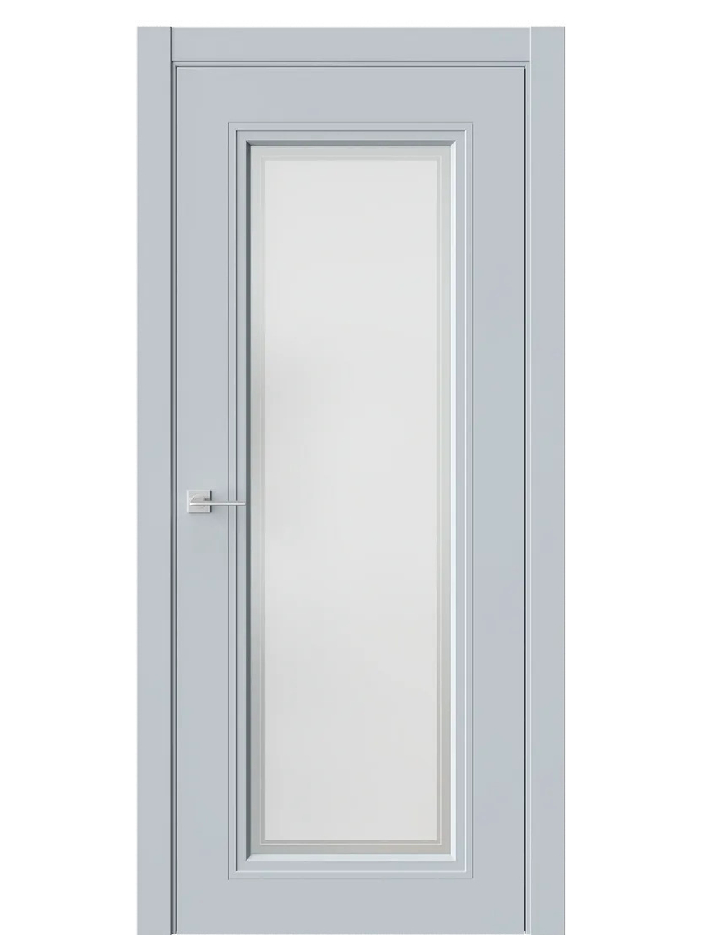 Двери WestStyle Eliss 2 Белая ночь /белое сатинат  ДО