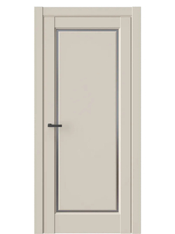 Двери WestStyle  LVT 1 Лазурный Песок/ Графит Сатинат ДО