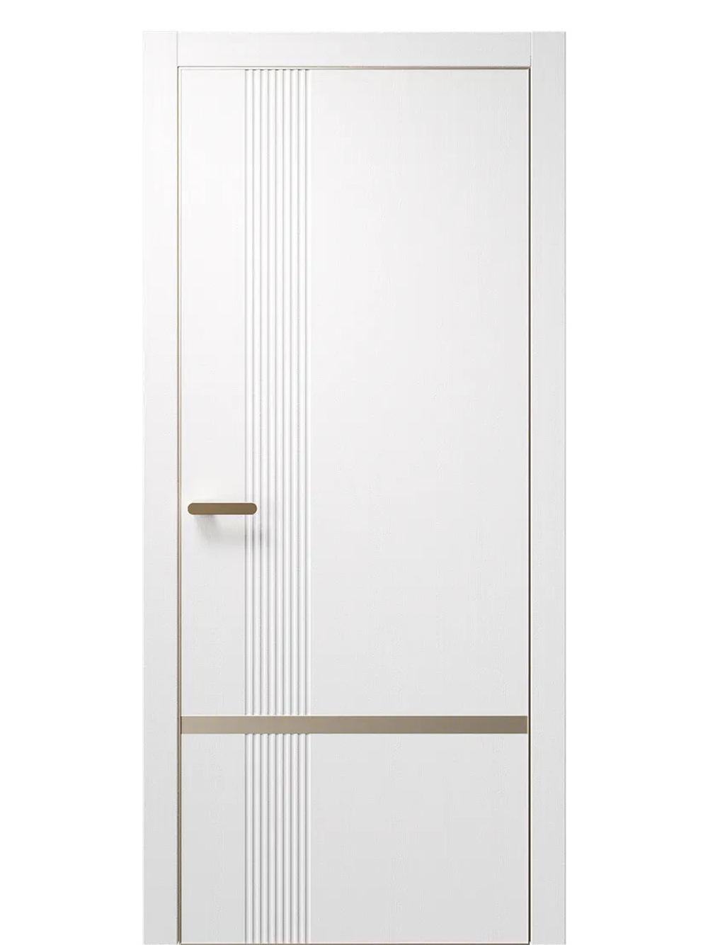 Двери WestStyle  "IN Miavi M" Белое Дерево /молдинг /алюм.кромка  ДГ