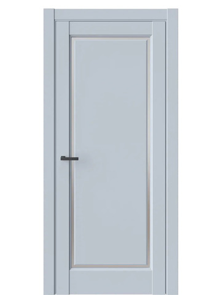 Двери WestStyle  LVT 1 Белая Ночь/ Белое Сатинат ДО
