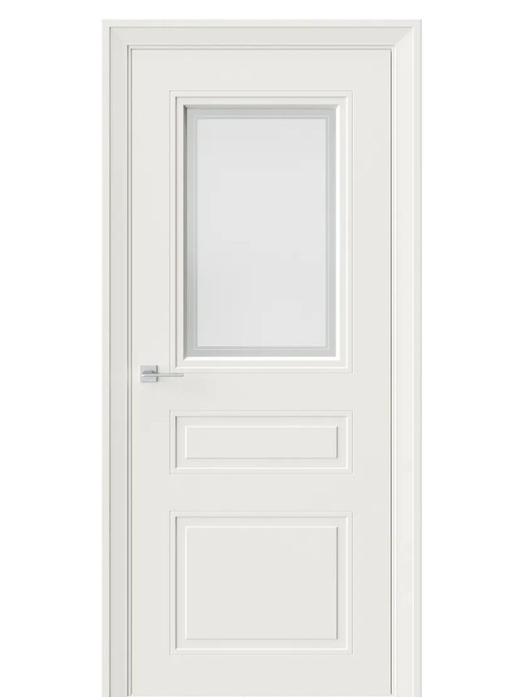 Двери WestStyle Eliss 8 RAL 9010 /белое сатинат  ДО