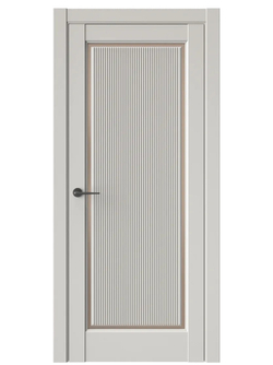 Двери WestStyle  LVT 1 FL Песчаный Рай/ Бронза Сатинат ДО