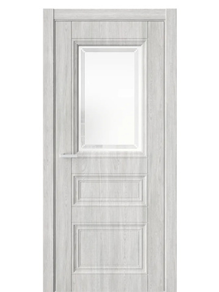 Двери WestStyle  Demiss 12  Дуб Оксфорд / белое сатинат ДО