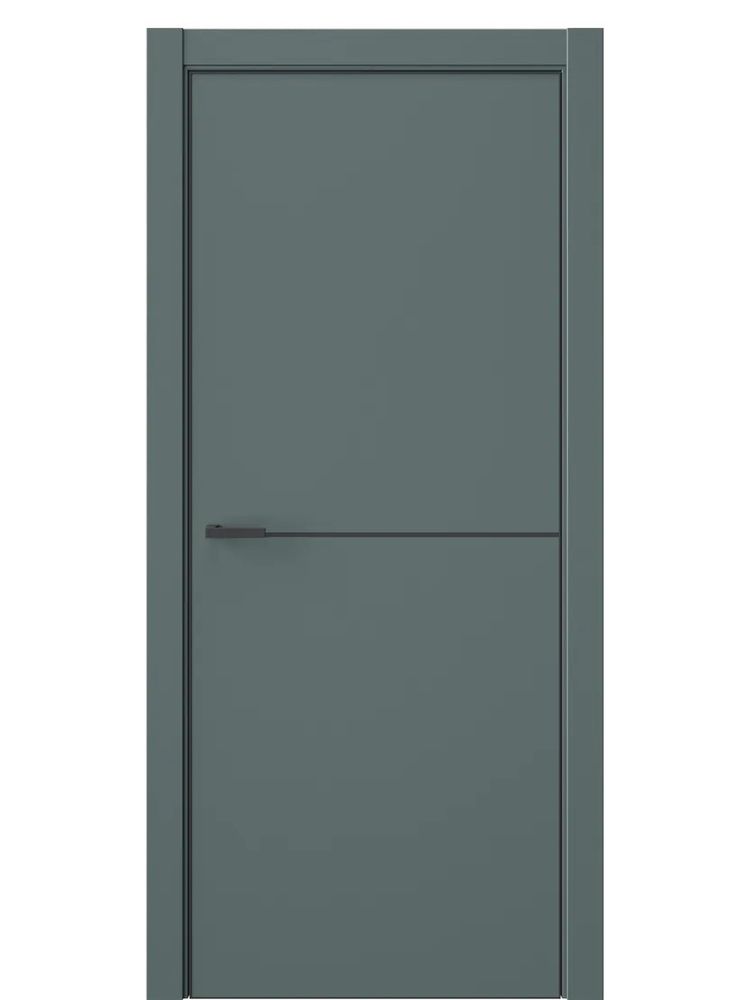 Двери WestStyle  "IN 39" Нефритовый Сад /алюм.кромка  ДГ