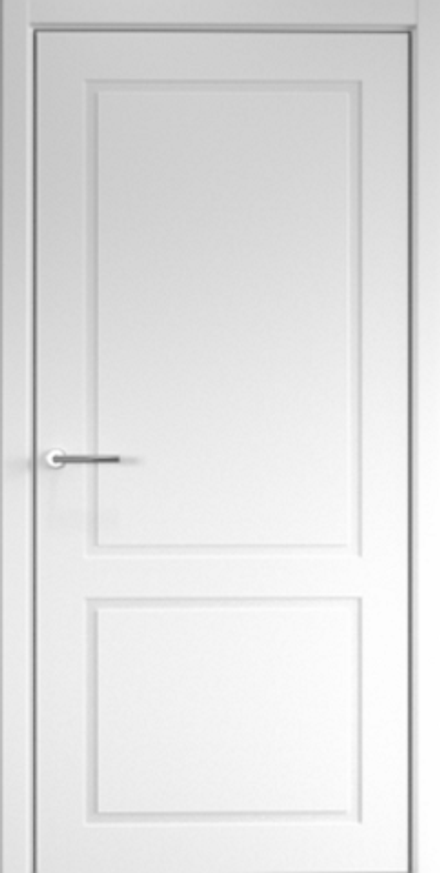 Межкомнатные двери ALBERO "Нео-Классика-2" Эмаль Белый/защелка магнитная (ДГ)