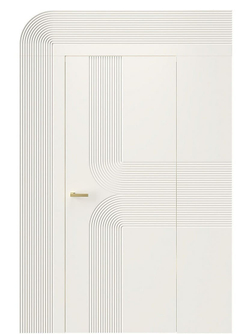 Двери WestStyle  Molis 1 RAL 9010 Бежевый ДГ