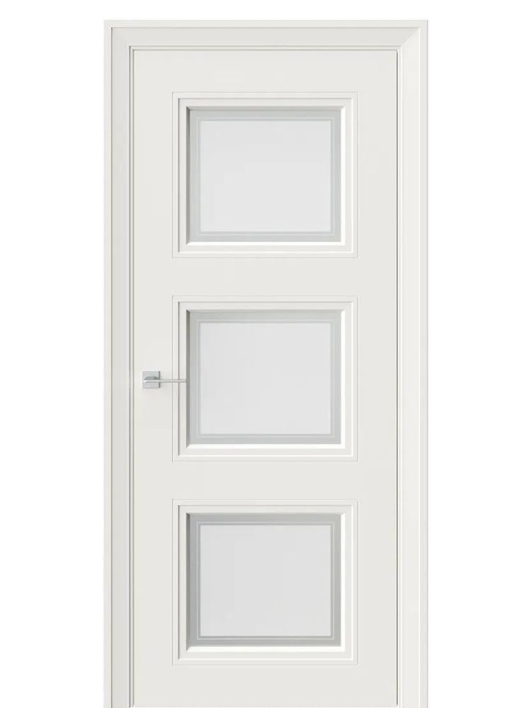 Двери WestStyle Eliss 6 RAL 9010 /белое сатинат  ДО