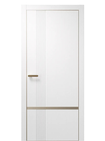 Двери WestStyle  "IN Miavi M" Белое Дерево /молдинг /алюм.кромка  ДГ