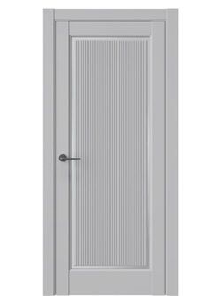 Двери WestStyle  LVT 1 FL Макиато/ Белое Сатинат ДО