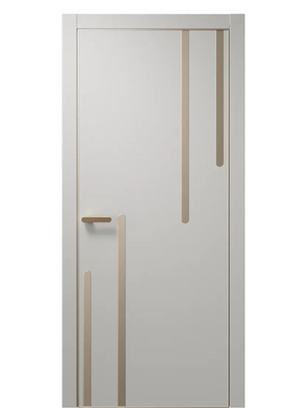 Двери WestStyle  "IN М3" Макиато /молдинг /алюм.кромка  ДГ